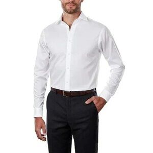 Calvin Klein Steel + Regular-Fit Herringbon Size:17 32-33